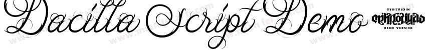 Dacilla Script Demo字体转换